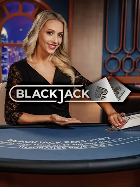 Table de blackjack en direct Live Blackjack 8 chez PowerUp Casino